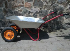 Тачка строительная двухколесная