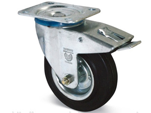 Колеса поворотные для тележек и контейнеров