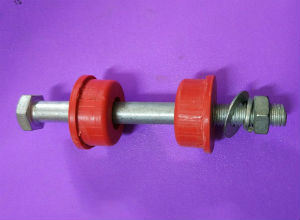 Ось со втулками на колесо тележеки