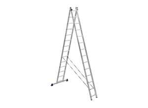 Лестницы алюминиевые двухсекционные универсальные