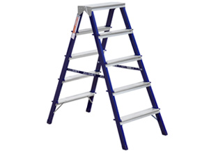 Купить двухстороннюю безопасную и надежную алюминиевую стремянку в Симферополе Крыму